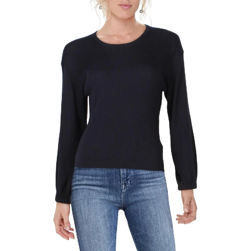 Splendid Womens Solid Crewneck Sweater