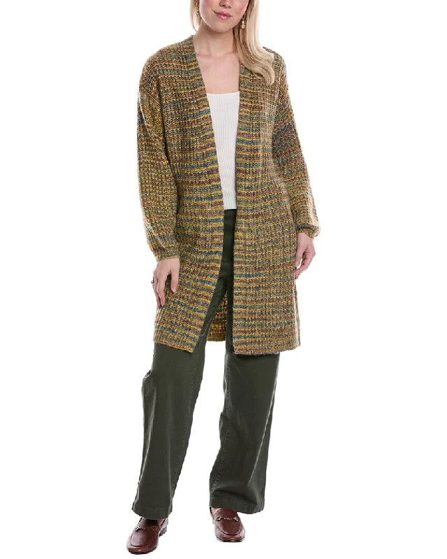 Joseph A. Shaker Rib Wool-Blend Cardigan