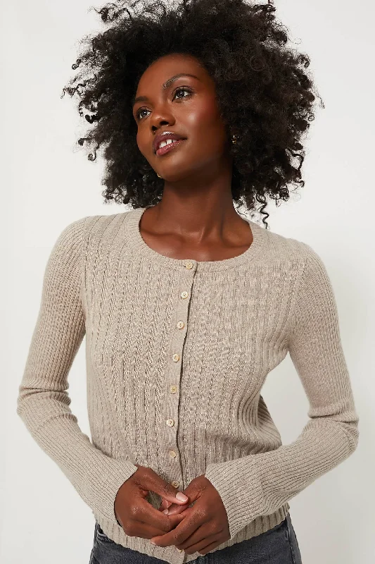 Pumice KB Ribbed Cardigan