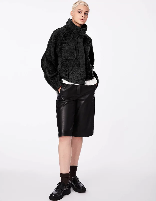 Fashion Must-have Fuzzy Cropped Jacket