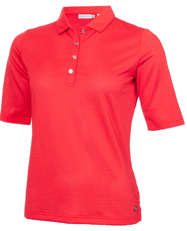 European And American Style SIZE 14 - GREEN LAMB Nakita Lightweight Half Sleeve Polo 018 Poppy