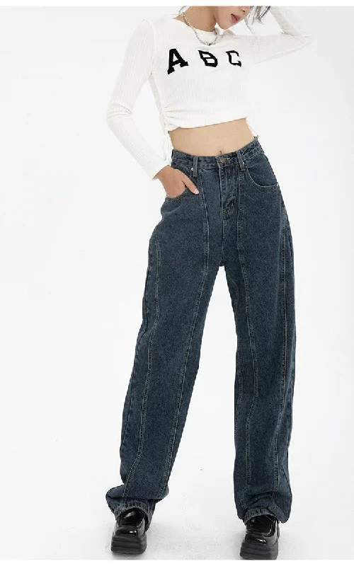 Cozy Lifestyle High Waisted Wide Leg Jeans
