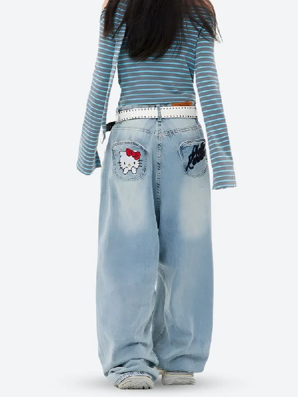 Easy-to-Wear Hello Kitty Jeans