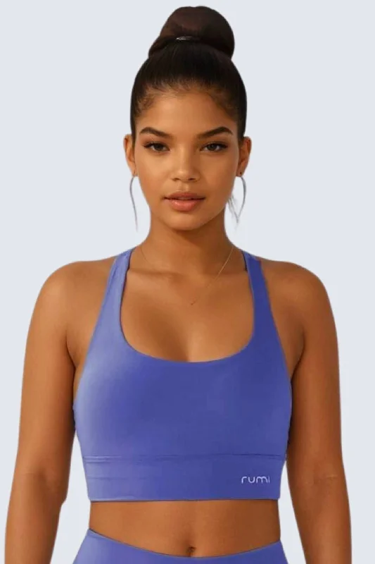 W SunSoft Stringy Crop Top Bra - Cobalt