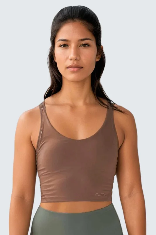 W SunSoft Tank Bra - Cocoa