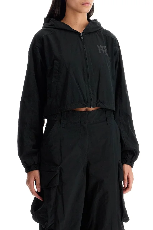 Practical Style Alexander Wang Cropped Hooded Jacket With