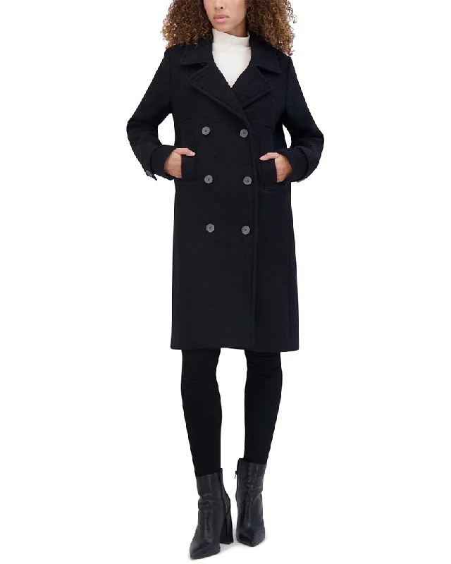 Soft And Comfortable Andrew Marc Evileen Wool-Blend Coat