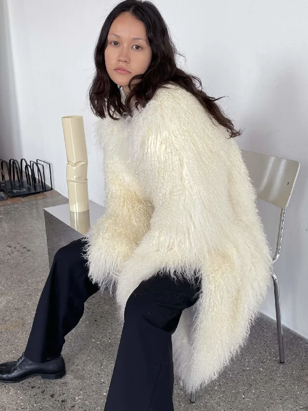 Elegant Tailoring CARLY COAT - CREME