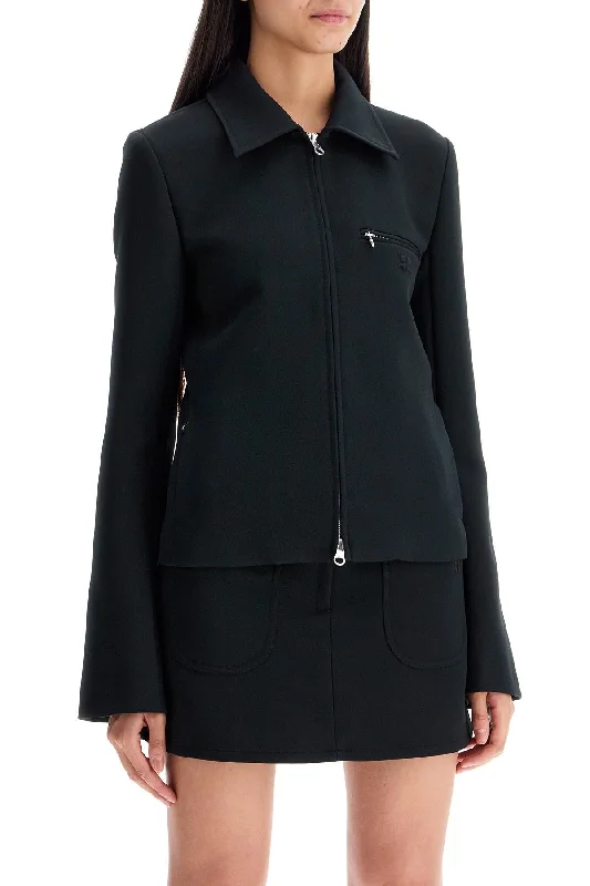 Noble Temperament Courreges Technical Twill Jacket For Men