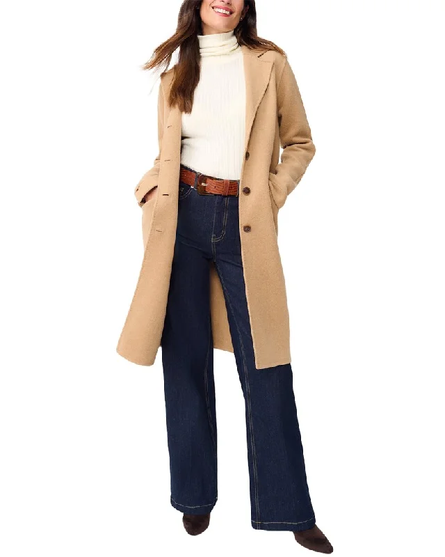 Elegant Design J.McLaughlin Heather Wool Coat