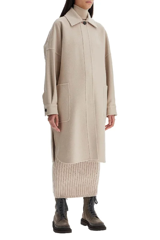 Elegant And Lazy Max Mara Atelier 'cashmere Oversized Chemise Coat