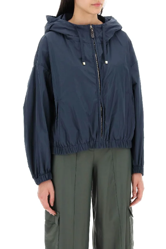 Cute Design Max Mara The Cube Technical Taffeta Hooded Jacket