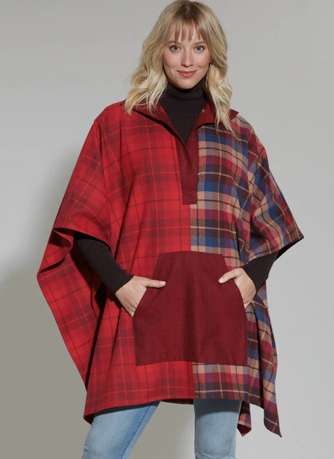 Comfort Fit McCalls Poncho M8347