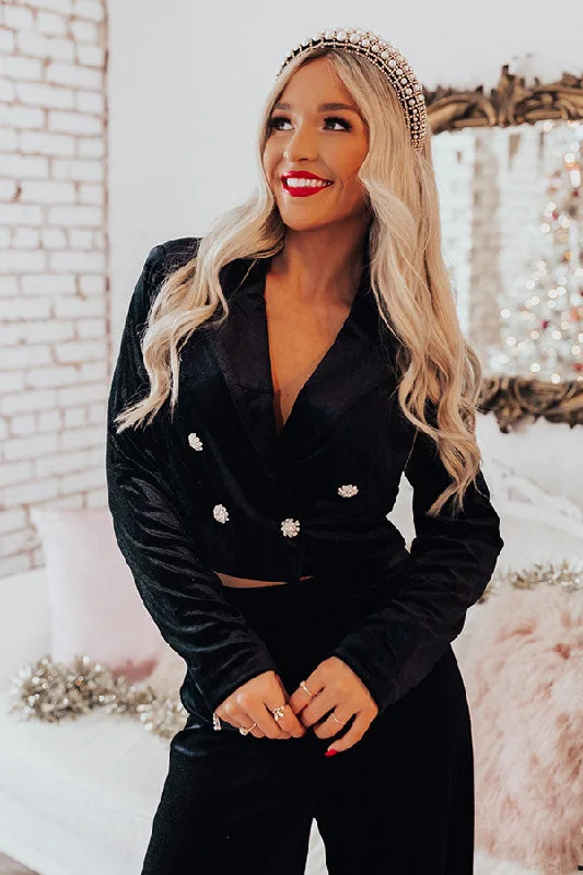 Advanced Customization Mistletoe and Magic Velvet Blazer