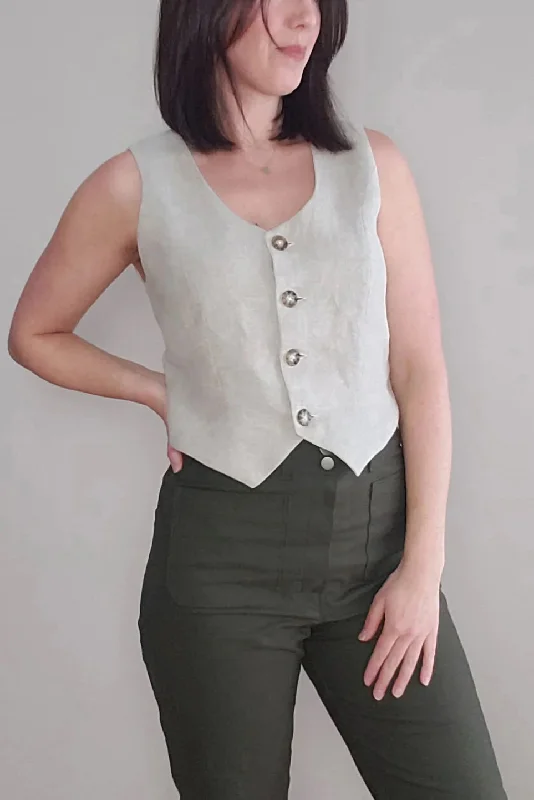 Loose Fit Pattern Scout Birch Vest