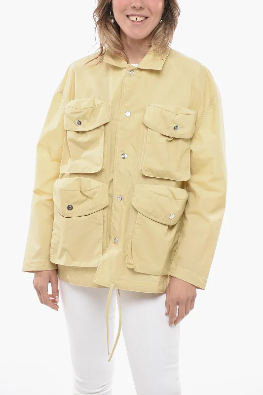 Light Dressing SUNNEI Solid Color Nylon Utility Jacket