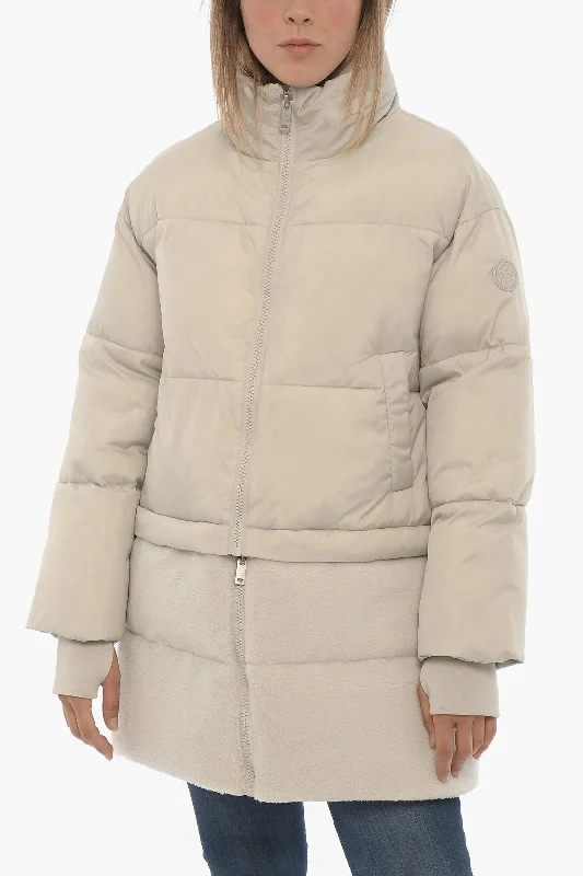 Luxury Temperament UGG Padded ANNABETH Jacket with Faux Fur