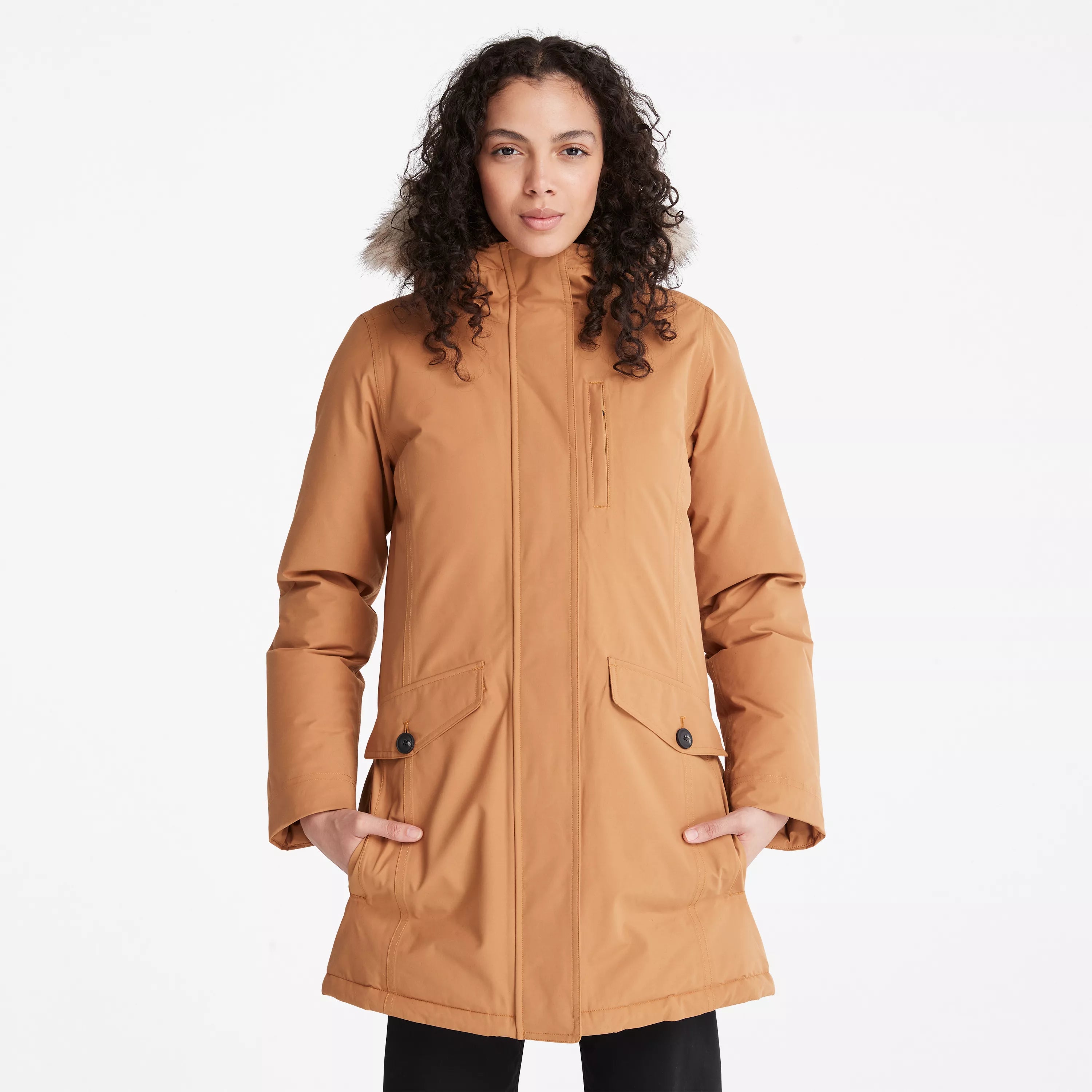 Tropical Style Women's Down-Free Waterproof Parka