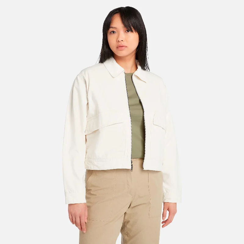Fashion Classic Women's Strafford Washed Canvas Jacket