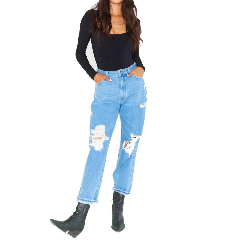 New Products Boston Boyfriend Jeans In Vintage Blue