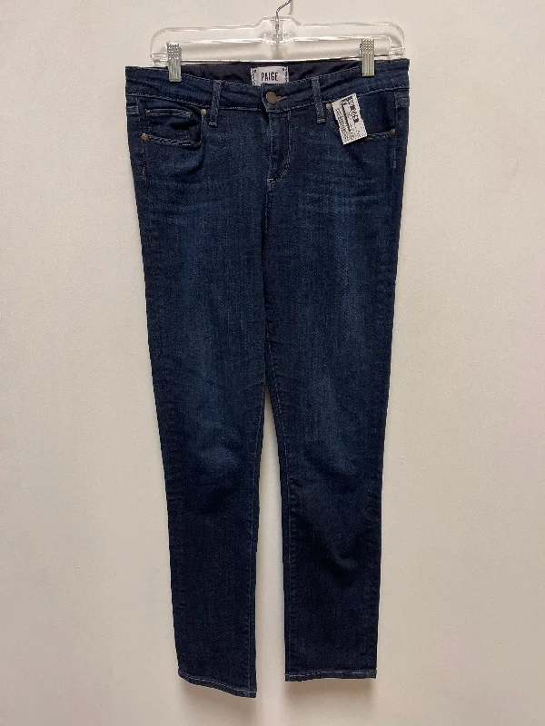 Jeans Skinny By Paige In Blue Denim, Size: 8