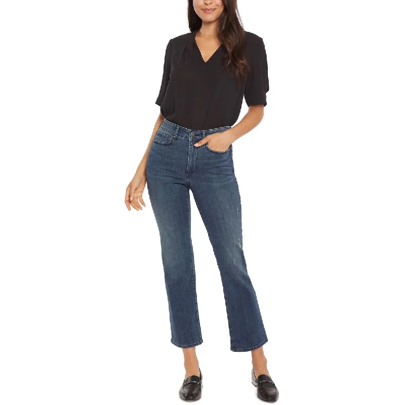 Youthful Womens Denim Stretch Straight Leg Jeans