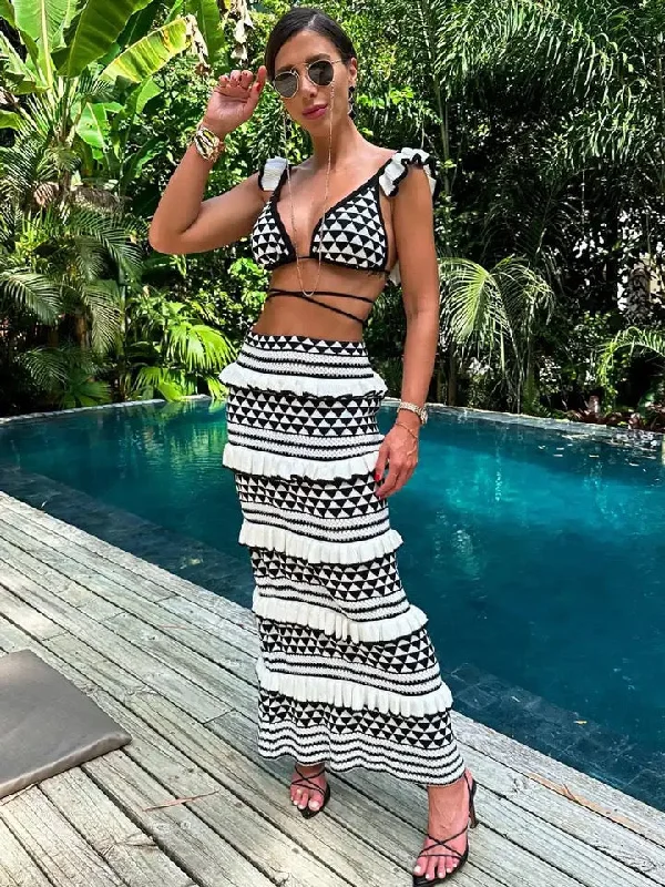 Farry Crochet Holiday Coord - Resortwear