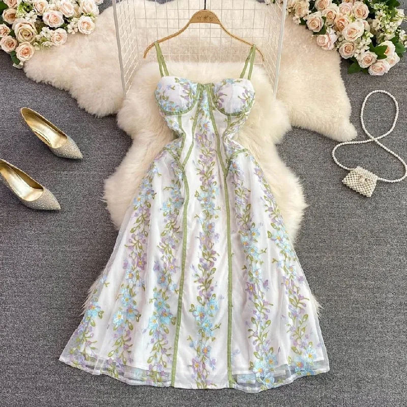 Rupanzel Embroidered Dress