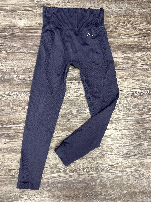 Energy Wear Blue Athletic Leggings Cmc, Size S
