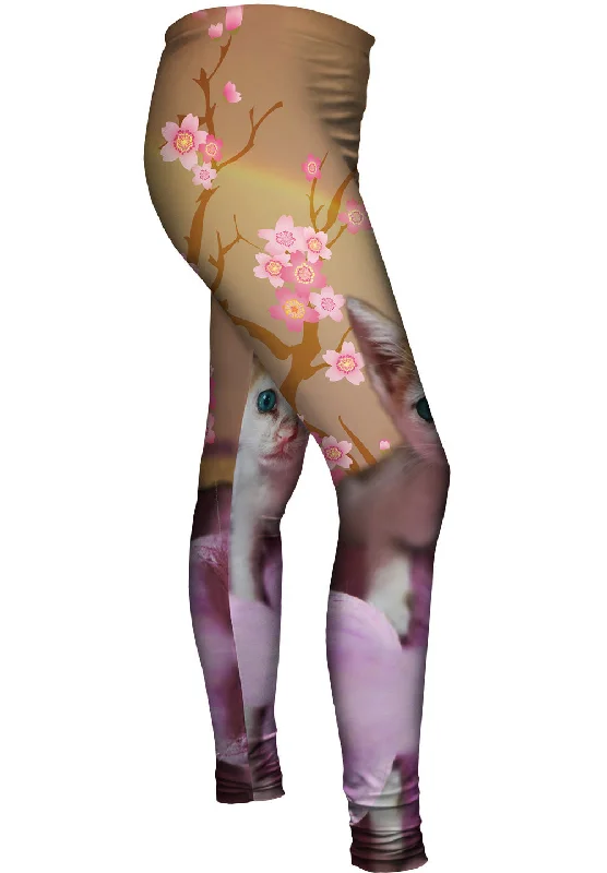 Retro Prints Cherry Blossom Kitten