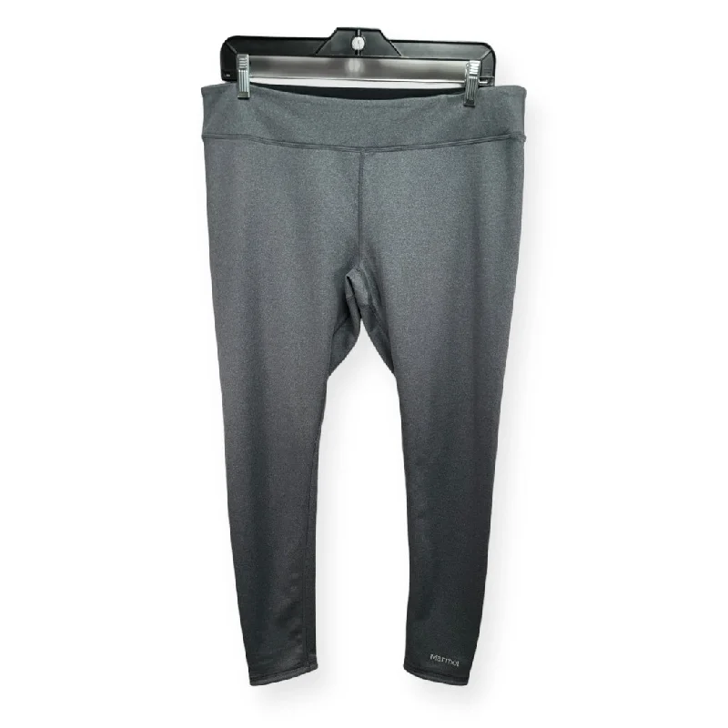 Exquisite Craftsmanship Grey Athletic Leggings Marmot, Size L