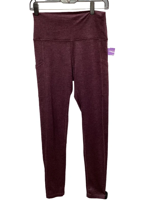 Quality Tailoring Purple Athletic Leggings Aerie, Size M