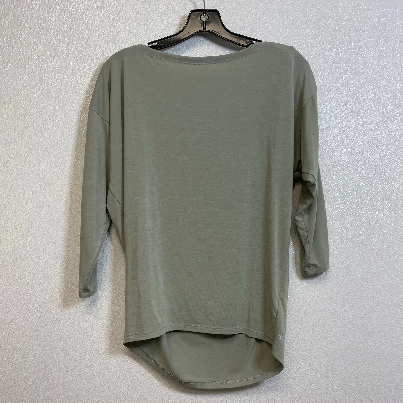 Retro Fashion Athletic Top Short Sleeve By Athleta In Seafoam, Size: Xxs