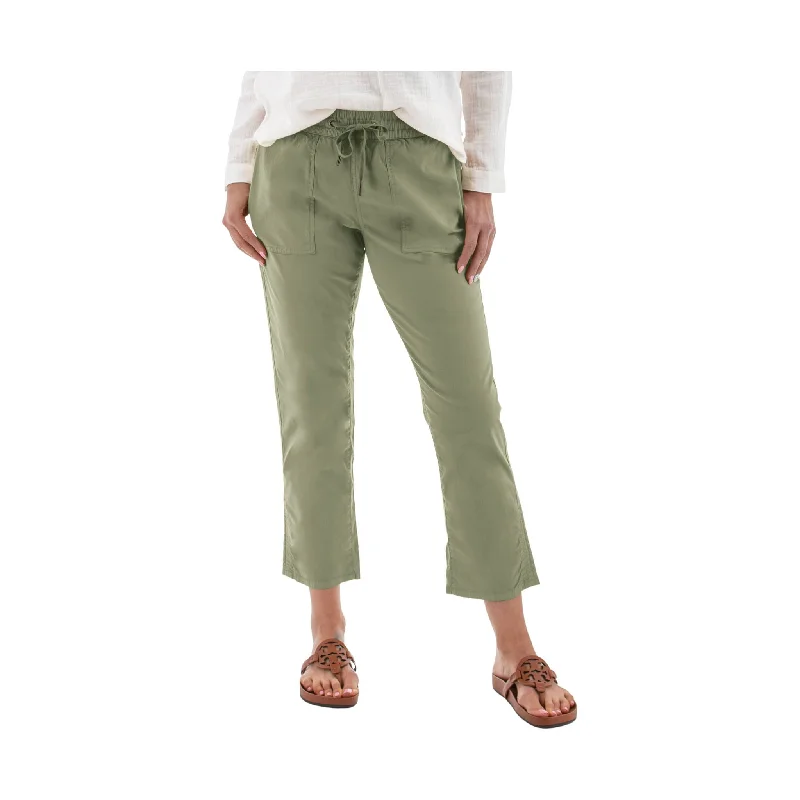 Aventura Women's Ballard Ankle Pant - Oil Green - ONLINE STORE CREDIT/EXCHANGE ONLY