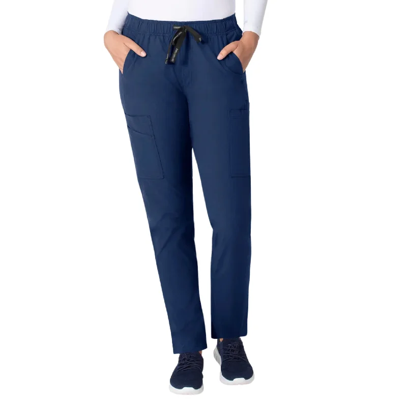 Carhartt Women's Force Modern Fit Straight Leg Scrub Pant - Navy