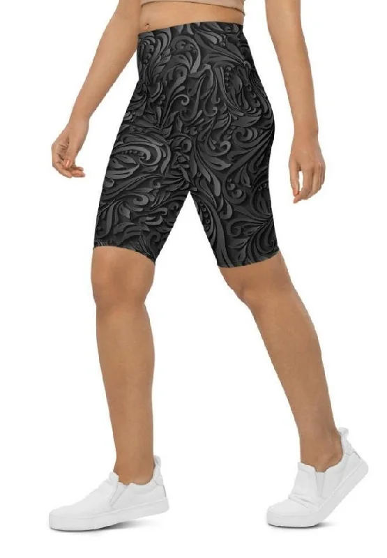 Versatile Items 3D Art Deco Biker Shorts