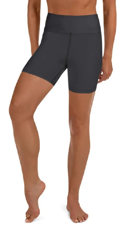 Charcoal Gray Yoga Shorts