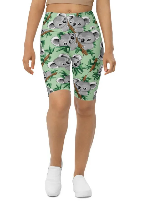 Cute Koala Biker Shorts