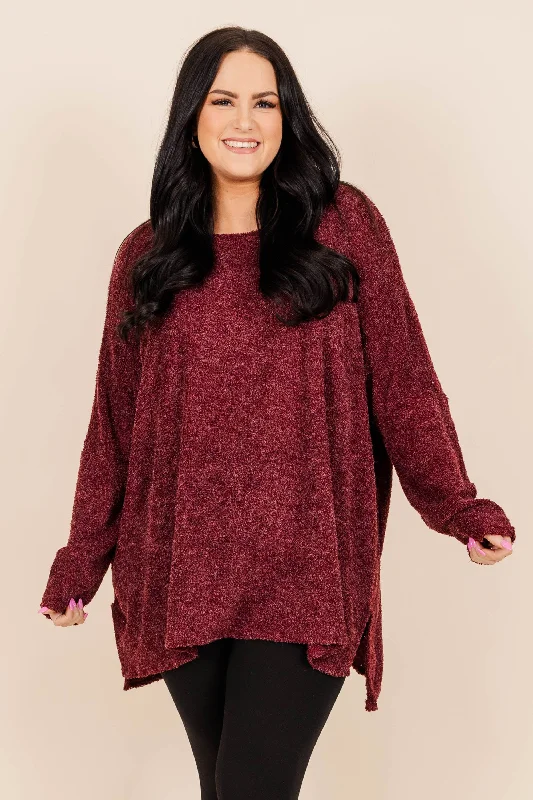 Made To Appreciate Top, Burgundy