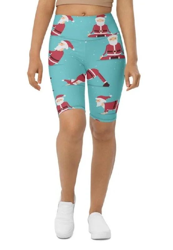 Santa Yogist Biker Shorts